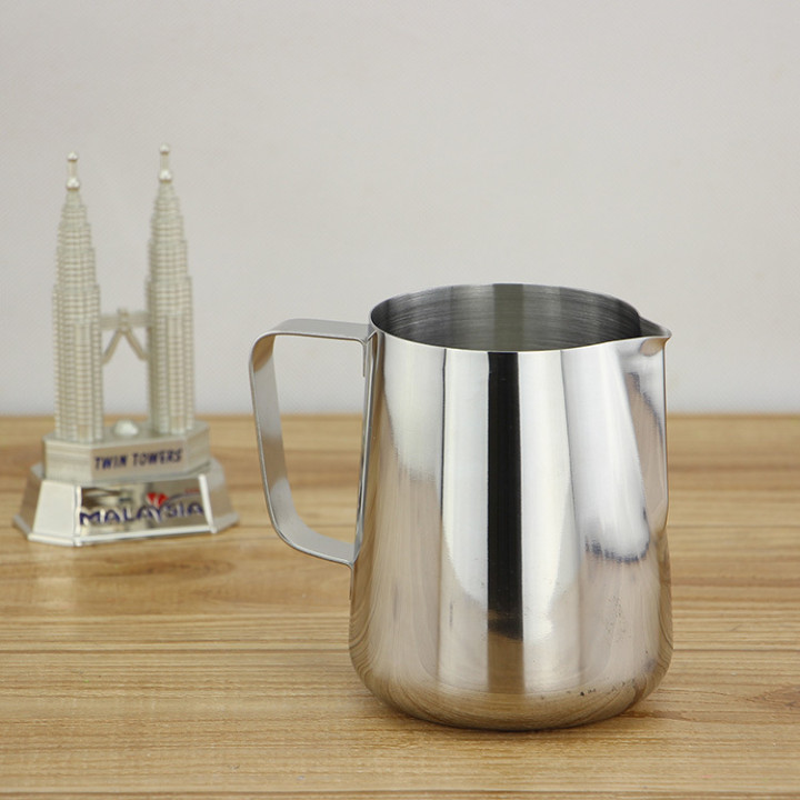 Custom stainless steel mini stainless steel latte espresso frothing milk jug pitcher