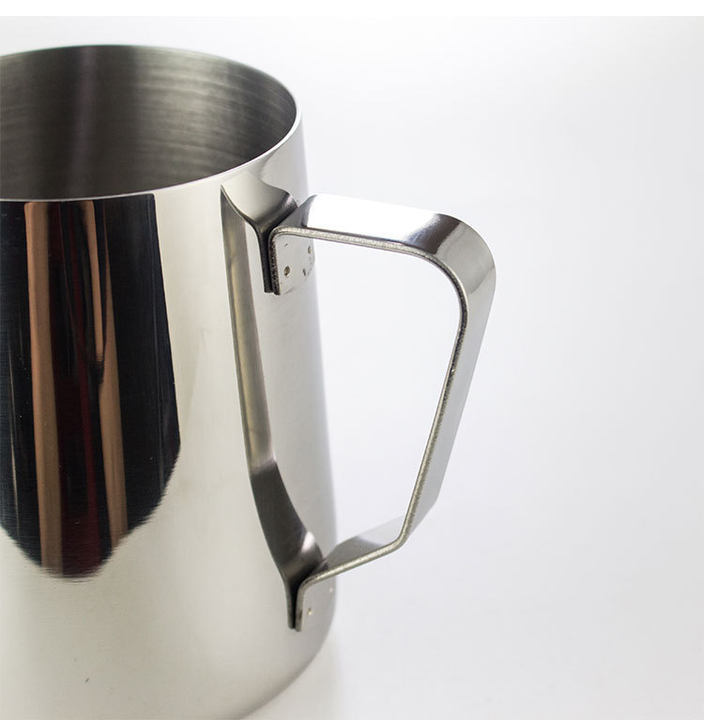 Custom stainless steel mini stainless steel latte espresso frothing milk jug pitcher