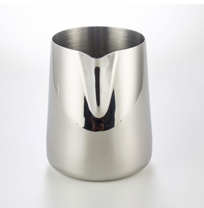 Custom stainless steel mini stainless steel latte espresso frothing milk jug pitcher