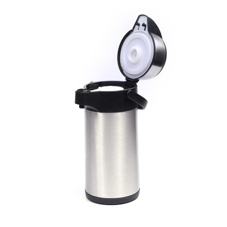 Custom camping double wall thermal stainless steel vacuum thermo tea and coffee pot