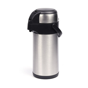 Custom camping double wall thermal stainless steel vacuum thermo tea and coffee pot