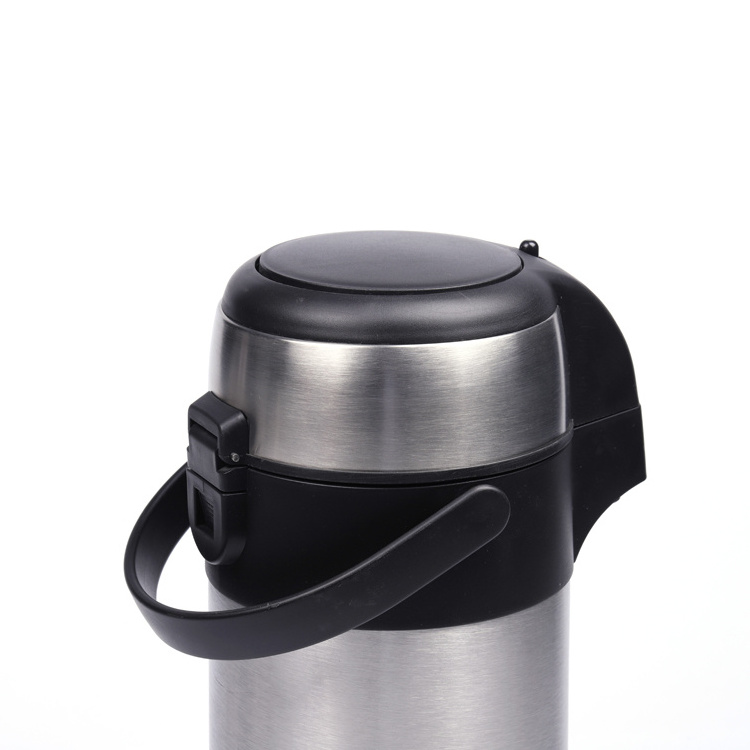 Custom camping double wall thermal stainless steel vacuum thermo tea and coffee pot