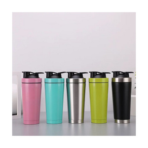 Wholesale Factory Price 750Ml Vacuum Gym Shakers Stainless Steel Eco Friendly Protein Shaker Bottle