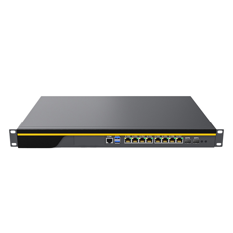 BKHD Rackmount Firewall 3rd Gen Core i7-3610QM with 8x1GbE Onboard 2x1G SFP Commercial Network Security Management 989 8L2F