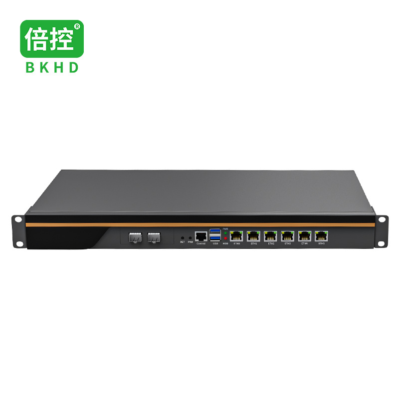 BKHD B660 1U Rackmount Firewall i9-12900KS 6x2.5GbE Expansion 2x10G SFP Commercial Network Free Laser LOGO