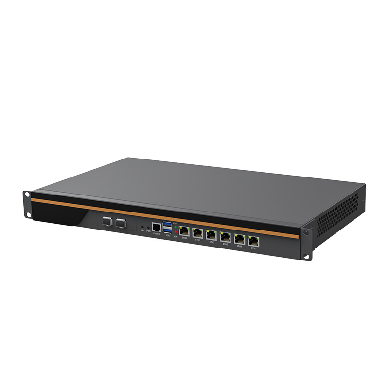 BKHD B660 1U Rackmount Firewall i9-12900KS 6x2.5GbE Expansion 2x10G SFP Commercial Network Free Laser LOGO