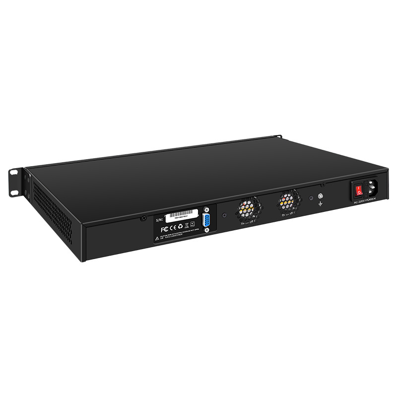 BKHD Rack Mounted Firewall Router Core i5-3320M 8x1G Ethernet port Optional 2x1G SFP Sophos Mikrotik Pfsense 989 8L