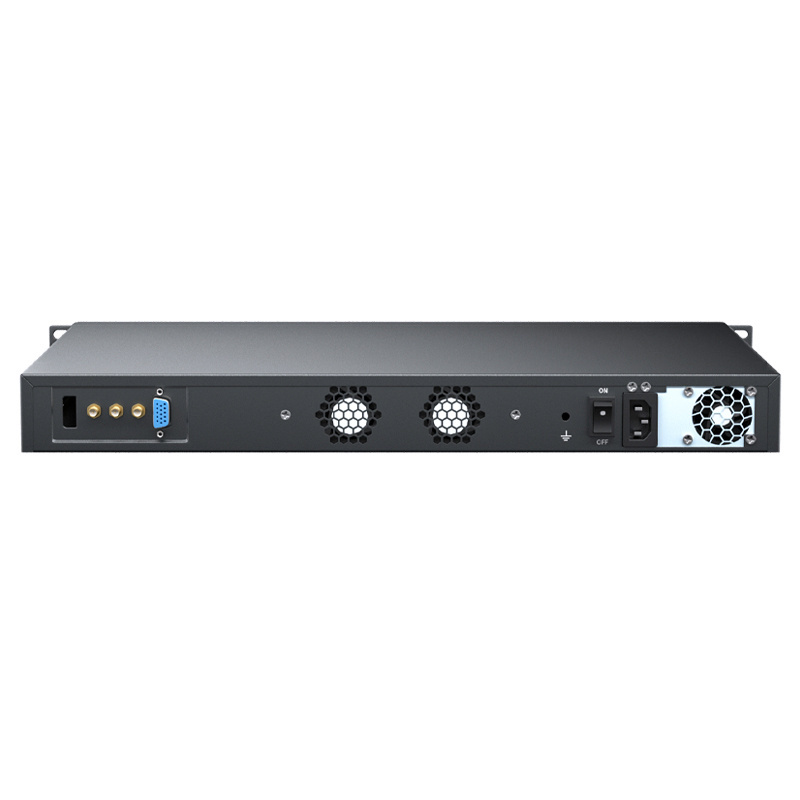 BKHD 1U Rack Mounted Router Firewall Core i7-9700 Processor 8LAN 1GbE Commercial Network Management Pfsense SD-WAN VLAN C236