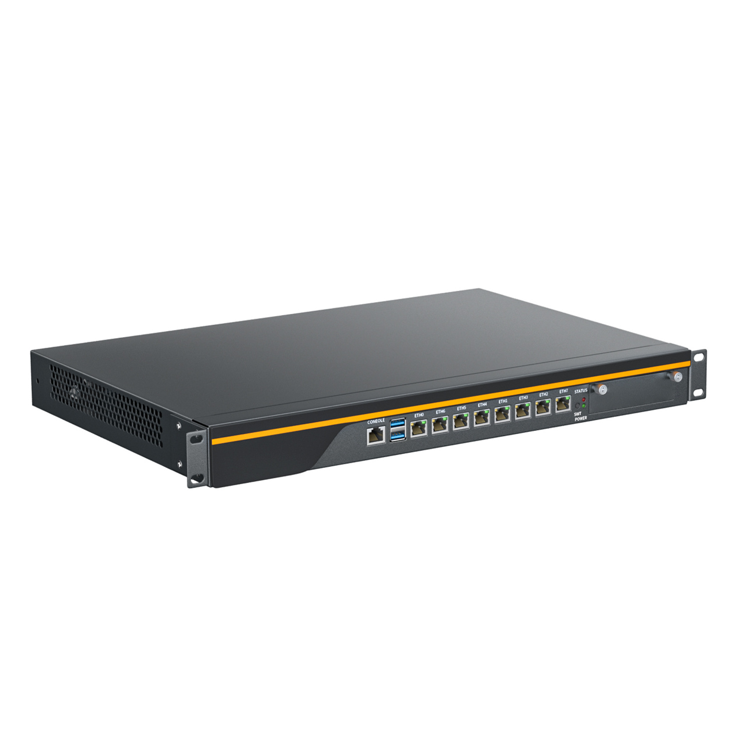 BKHD 2port 4port 10G SFP 8LAN 1U Rackmount Firewall i5-9400 Desktop CPU Business Use Network Management Router C236