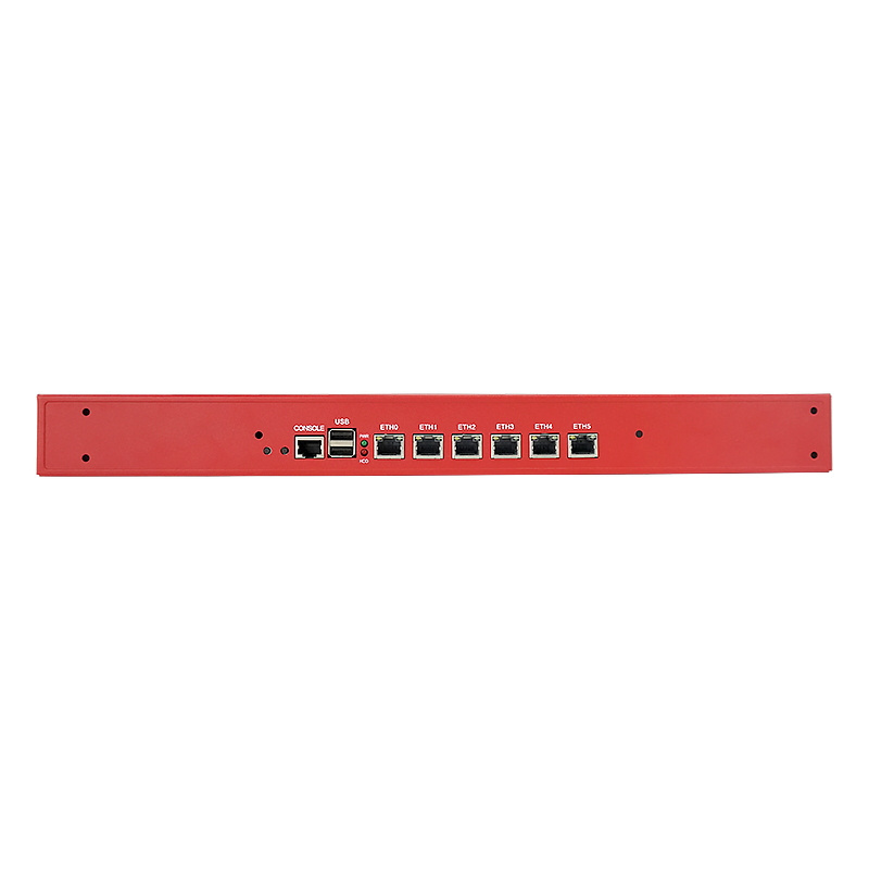 BKHD 989Red 1U Rackmount Firewall Core i3 i5 i7 6x1Gb Ethernet Commerce Household Network  Management Pfsense MikROS SophosFW