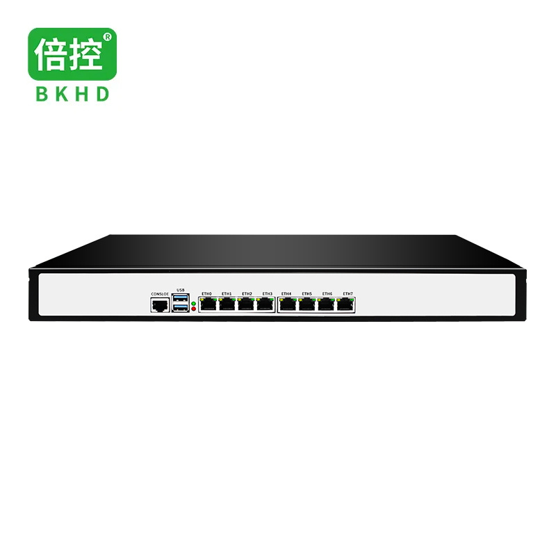 BKHD 1U Rack Mounted Ethernet Router Firewall E3-1225V5 8x1GbE Expandable SFP Supports Pfsense Mikrotik Sophos 1151H