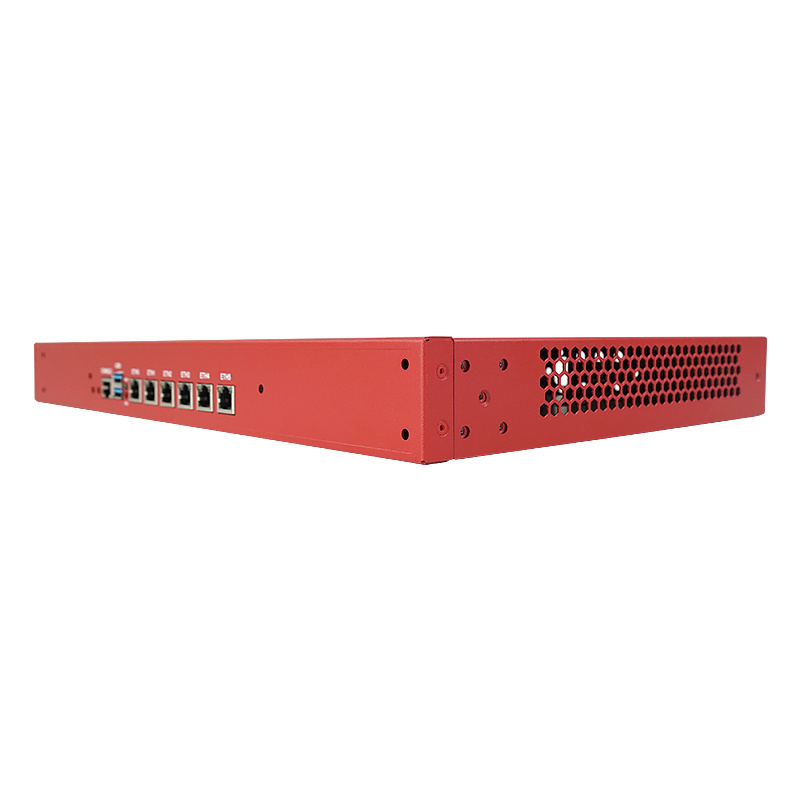 BKHD 989Red 1U Rackmount Firewall Core i3 i5 i7 6x1Gb Ethernet Commerce Household Network  Management Pfsense MikROS SophosFW