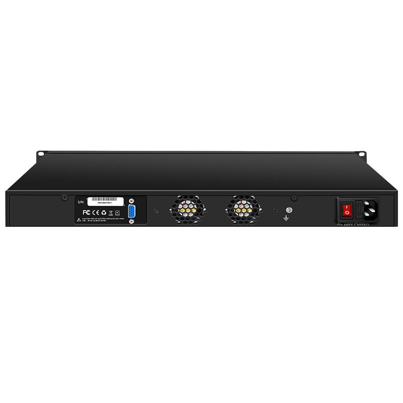 BKHD Rack Mounted Firewall Router Core i3 3110M 8x1G Ethernet port Optional 2x1G SFP Sophos Mikrotik Pfsense 989 8L