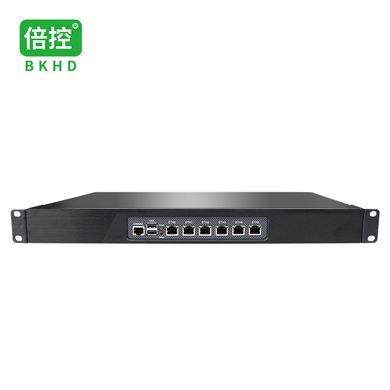 BKHD 989NP Rackmount Firewall i3-2350M 6x1Gb Ethernet Ports Suitable for Business Home Compatible Pfsense MikROS SophosFW