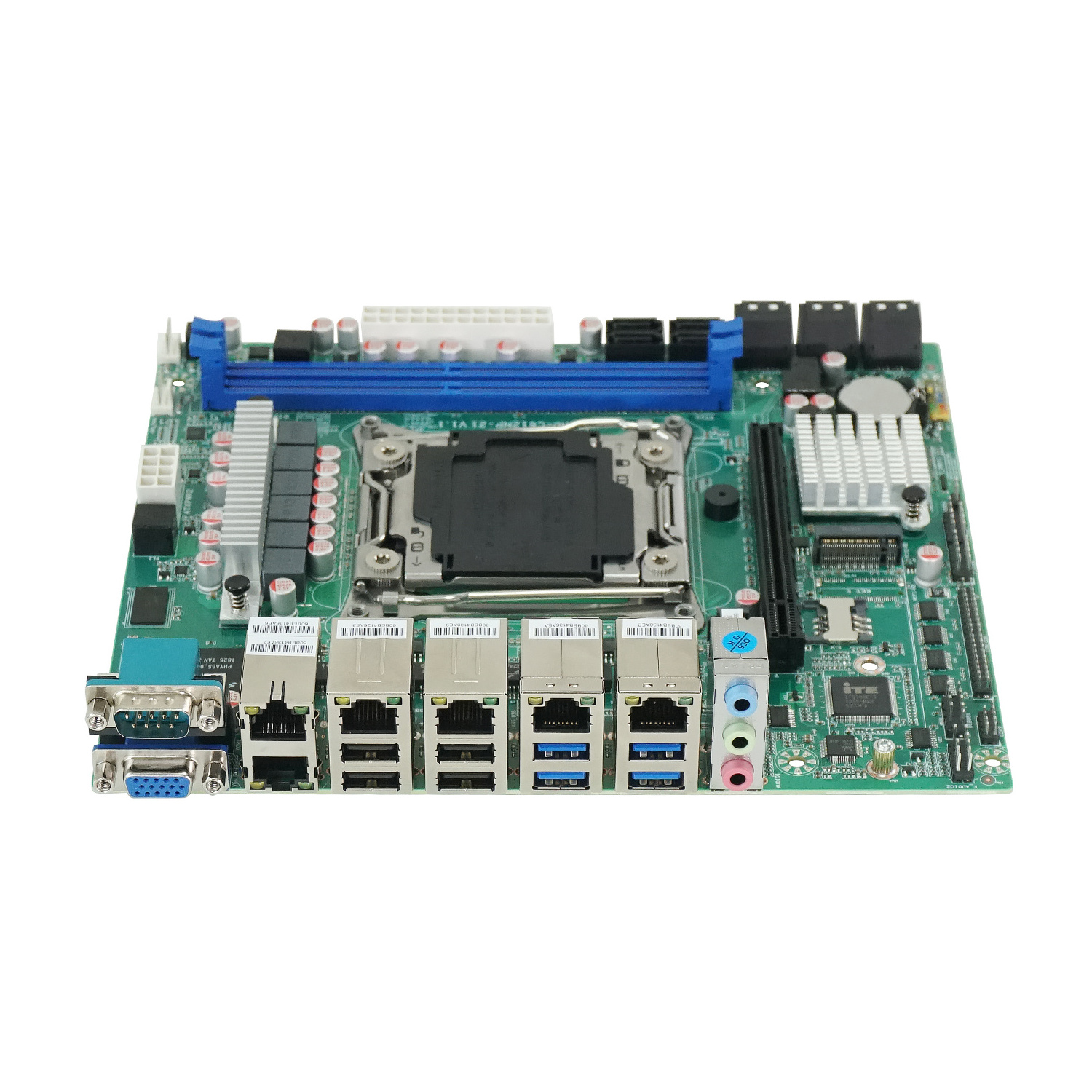 BKHD C612NP industrial motherboard 6x2.5GbE i226 10xSATA supports Raid Intel Xeon E5-V3 V4 processor LGA2011-3 Proxmox ESXi