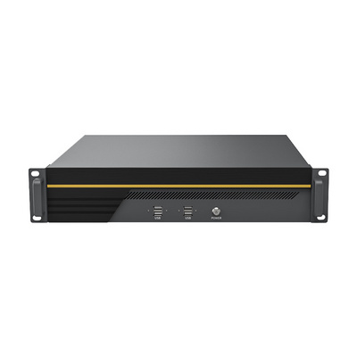 M 2U Rack Mounted Ethernet Server Router Industrial Computer with Xeon E5 2650V4 6x2.5GE i226 Compatible Linux Win C612NP