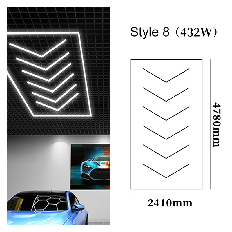 Cheap price Professional Factory Customized Hexagon Led Light Car Detailing Lights Workshop Honeycomb Light