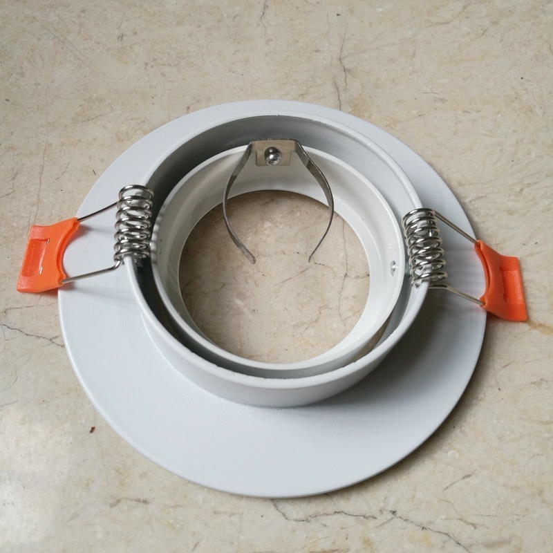 Hot sale Square Recessed led downlight GU10 E27 Indoor light Fixture MR16 Downlight Housing Frame