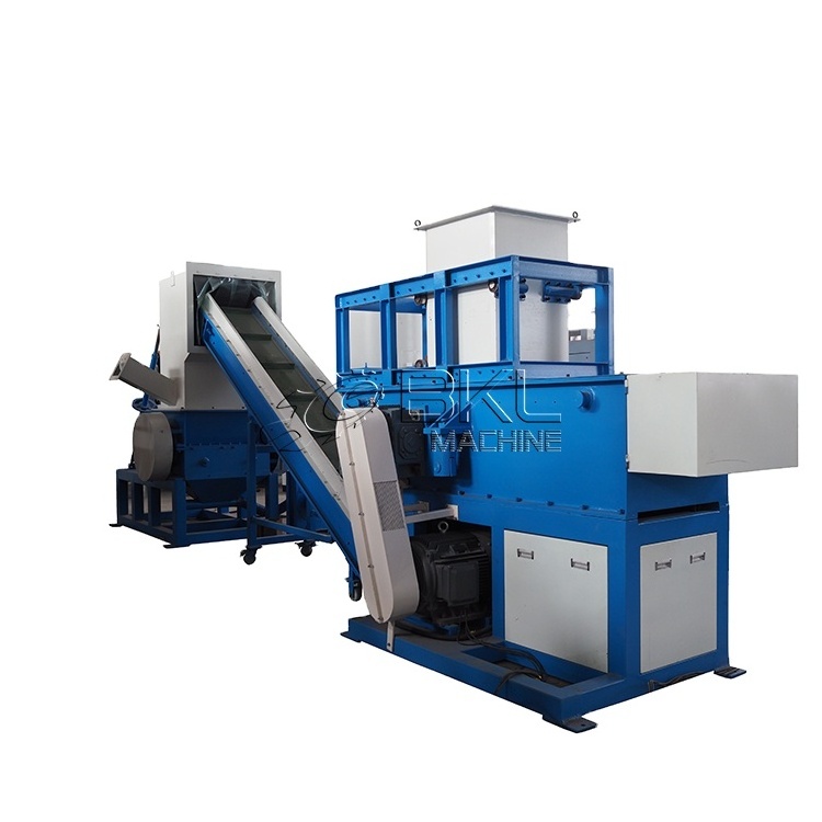 Single  Shaft Shredder For Plastic Recycling Shredder Machine