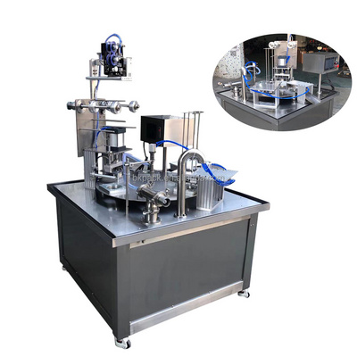 Rotary Coffee Powder Capsule Sealing Filling Machine/automatic Nespresso Packing Sealer/k Cup Coffee Capsule Filling Sealing