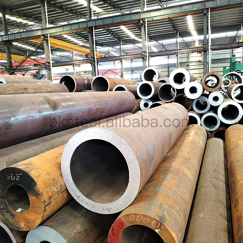 High precision SA106 ASTM A235 st37 st42  low-carbon seamless steel pipe 6m long bending cutting service