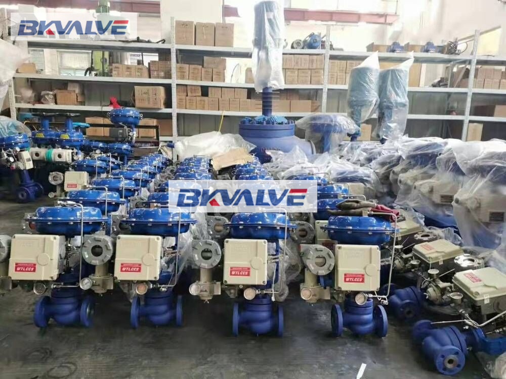 WCB Diaphragm Operated Globe Valve Water Steam Flow Control Valves