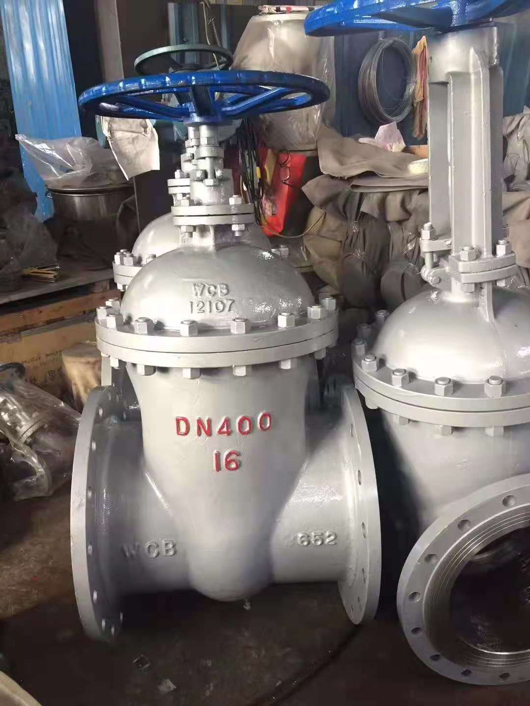 PN25 Wedge Carton Steel WCB Metal Seated Flanged Gate Valve DN500