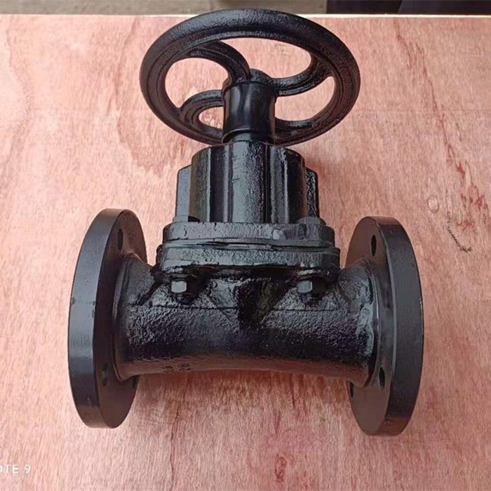 3'' 4'' CL125 A126CL B flange diaphragm valve with good quality