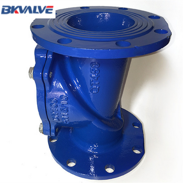 PN16 Ductile iron QT450 flapper disc 4 inch flange Rubber check valve price