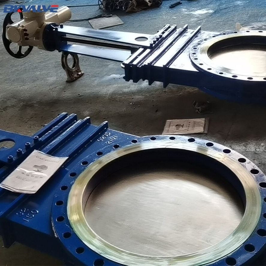 304 flanged stainless steel knife gate valve 3