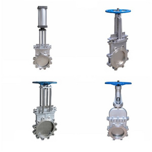 DN150 6INCH pneumatic Stainless steel 304 Knife Gate Valve