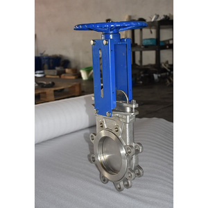 Ansi 150lb Api Non Rising Stainless Steel Wafer Type Slurry Knife Gate Valve With Good Price List