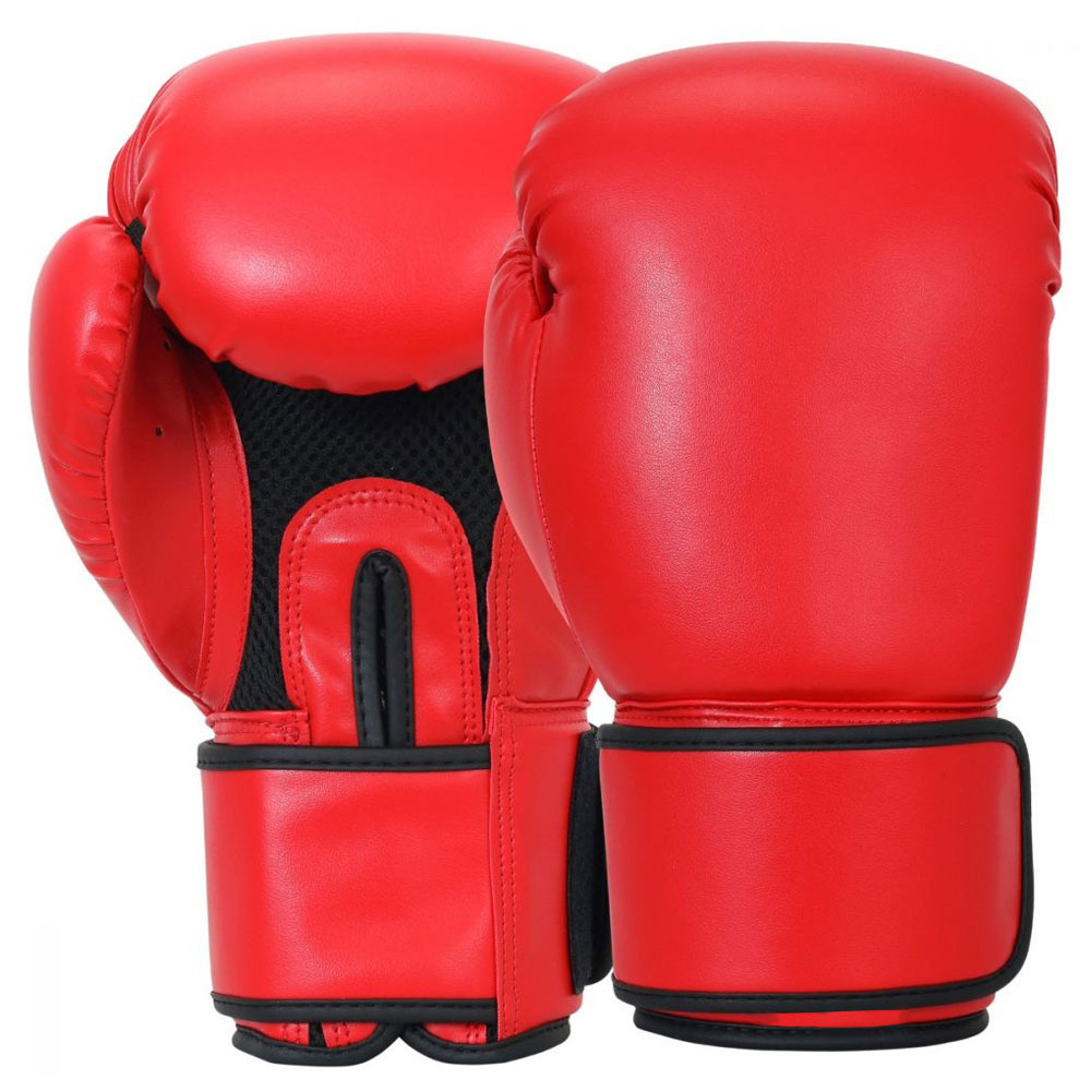 Top Quality Pu Leather Boxing Gloves Training Kickboxing Sparring Heavy Bag For Boxing Exercise  MBS-0372