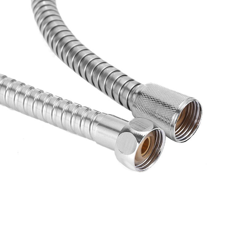 1.5 Meter Stainless Steel Flexible Shower Hose High Quality Bathroom Shower Water Hose Extension Plumbing Hoses