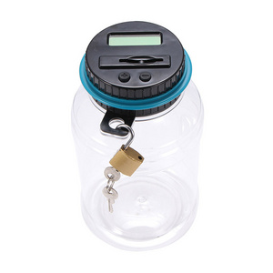 Piggy Bank Counter Coin Electronic Digital LCD Counting Coin Money Saving Box Jar Coins Piggy Bank