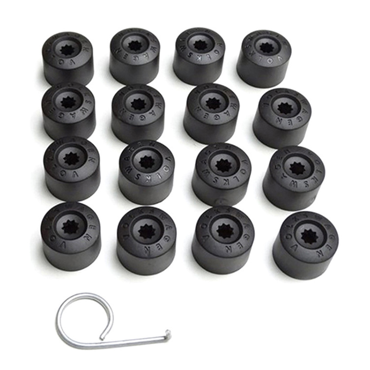 20Pcs Car Wheel Cover Hub Nut Cap for Volkswagen Golf MK4 Exterior Protection Accessories 17mm Tyre Screws Wheel Nut Covers Cap