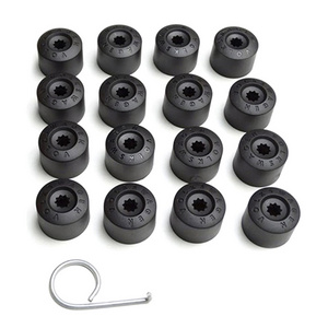 20Pcs Car Wheel Cover Hub Nut Cap for Volkswagen Golf MK4 Exterior Protection Accessories 17mm Tyre Screws Wheel Nut Covers Cap