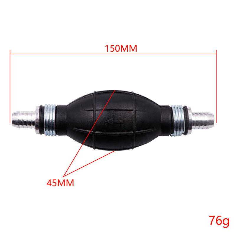 Manual Hand 6/8/10/12mm Fuel Pump Line Hose Primer Bulb Outboard Fit Car Marine Gas Oil Liquid Transfer Pump