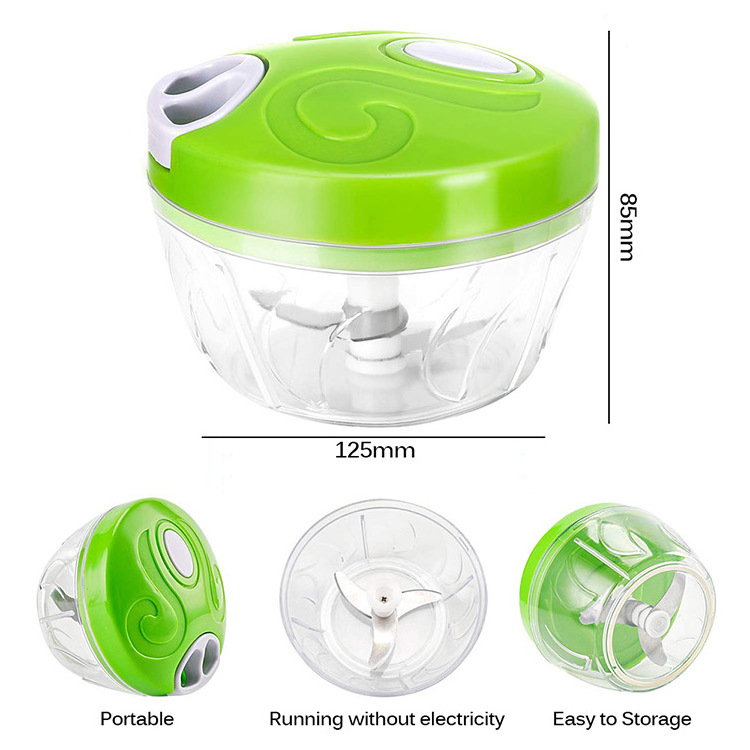 Multifunction Vegetable Fruit Garlic Cutter Chopper Twist Shredder Manual Meat Grinder Cooking Gadgets Tool