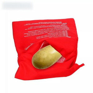 Microwave Baking Bag Easy To Cook Steam Pocket Fast Baked Potatoes Rice Pocket Washable Potato Cooker Bag