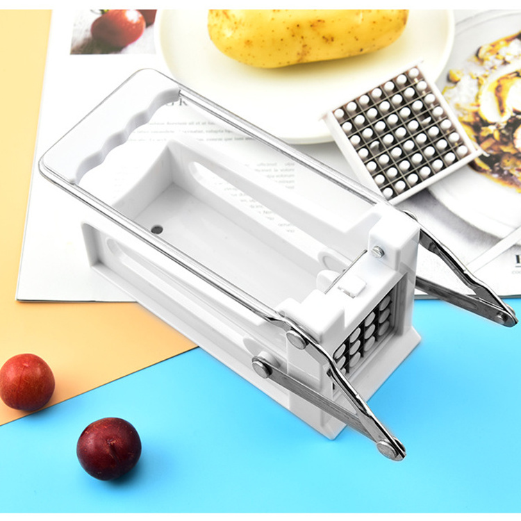 Stainless Steel Manual Potato Cutter Shredder French Fries Slicer Potato Chopper French Fries Cutting Machine Kitchen Tools