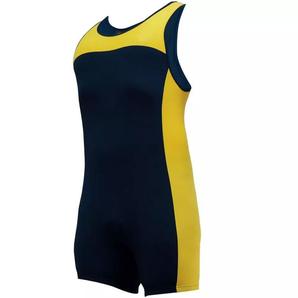 Custom Sized Best Quality Pakistan Manufacturer Men's Weightlifting Wrestling Singlet