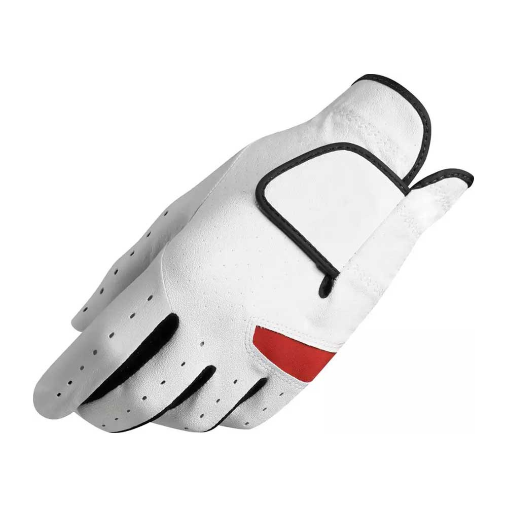 2024 Custom Made Leather Golf Gloves Quick Dry Breathable Sheepskin Cabretta Leather Sports Wear Plus Sized Golf Gloves