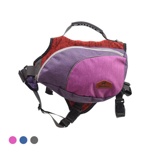 Manufacturer Pet Supplier Saddle Bags Dog Carrier Bag Backpack