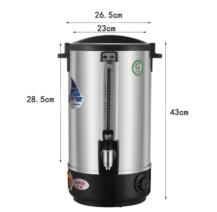 12L 2200W Commercial Water Heater Warmer 304 Stainless Steel Hot Boiler Electric Water Dispenser With Temperature Control