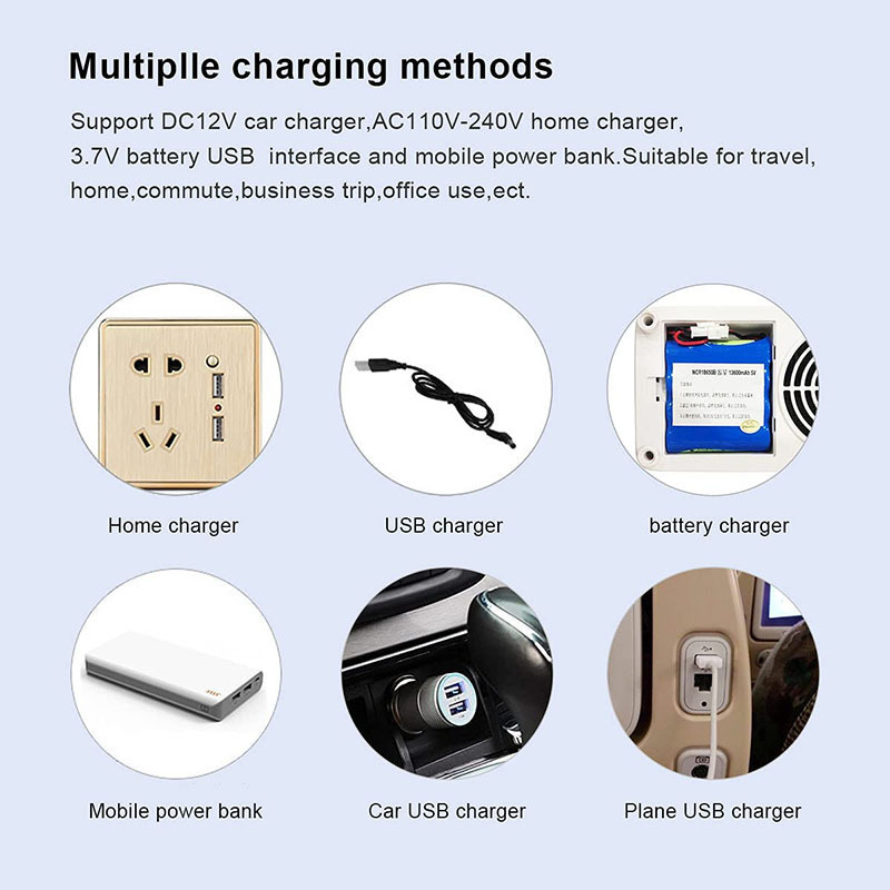 13600mAh Rechargeable Portable Insulin Cooler Travel Case Drug Insulin Reefer Cold Storage Box Medicine Refrigerator