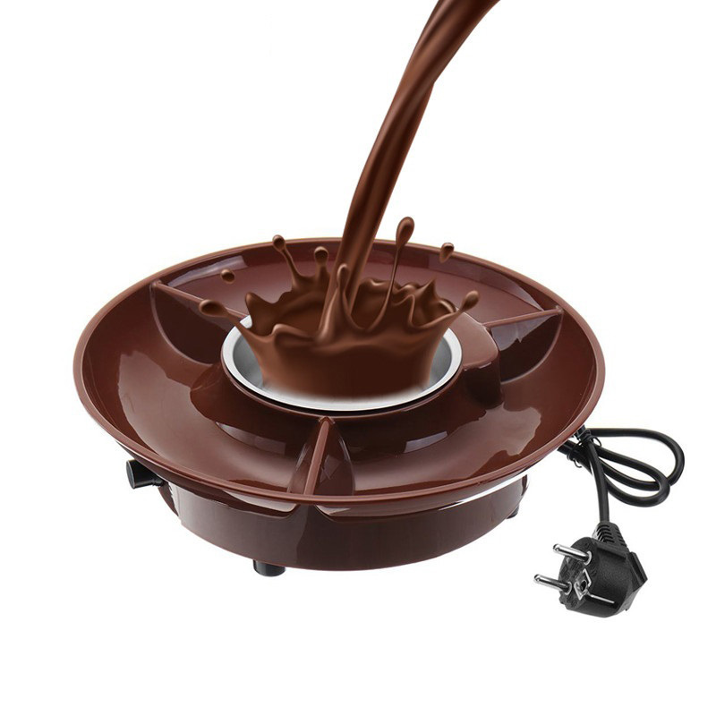 Multifunctional Chocolate Fondue Boiler Ice Cream Cheese Pot Melting Pot Set Kitchen Stainless Steel Accessories For Party