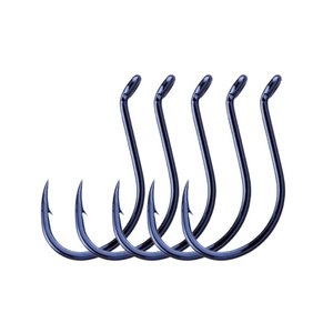 OEM  BKK  Deep Saltwater Black Nickle Bulk Octopus Hook 2012006 BKK Fishing Hooks