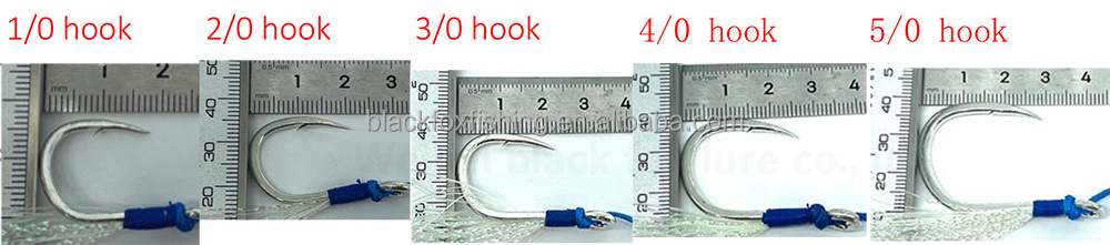 OEM  BKK  Offshore Heavy Jigging Hooks Glow Assist Hooks Luminous Double Jig FIshing Slow Lure Jig Hooks