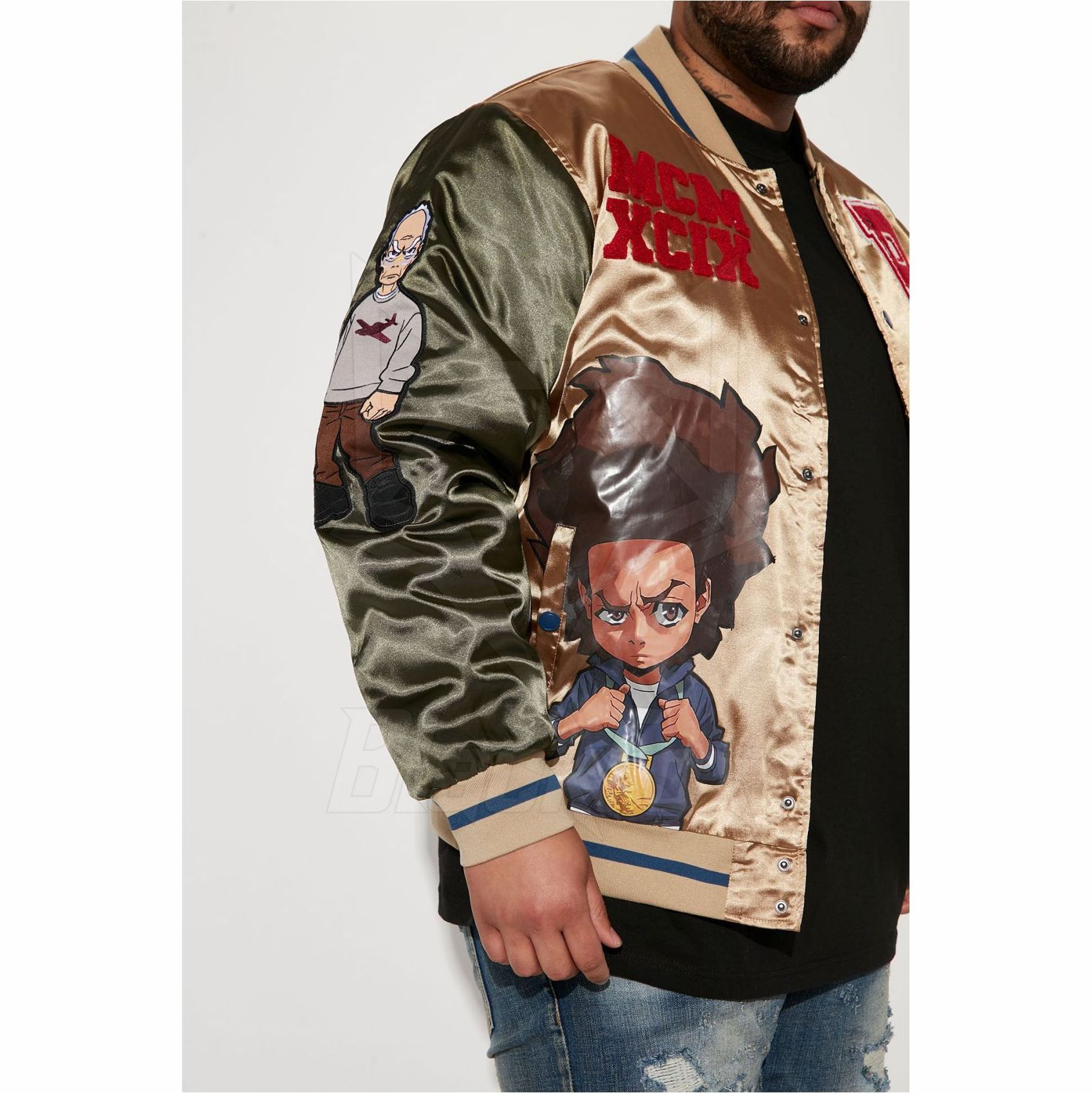 Hot Selling Sublimation Polyester Satin Varsity Jacket Custom Embroidery Patch Satin Jacket Slim Fit College Boy Team Jackets